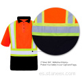 CLASS-3 Trabajo de alta visibilidad Seguridad reflectante Camisa de alta visibilidad
